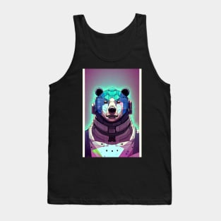 Cyberpunk Panda Tank Top